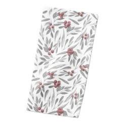 Holly And Leaves 10x10 Cotton Twill Napkin 8 Holly And Leaves 10x10 Cotton Twill Napkin -Michaels X-Mas Decor D518617S 2