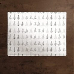 Designs Direct Christmas Trees 18" X 14" Cotton Twill Placemat -Michaels X-Mas Decor D518624S 2