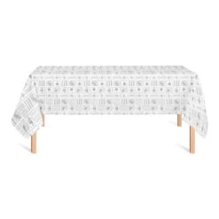 Silver Presents 58x102 Tablecloth 7 Silver Presents 58x102 Tablecloth -Michaels X-Mas Decor D518628S 2