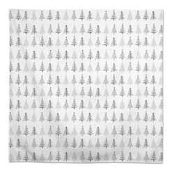 58" Christmas Tree Sketches Tablecloth