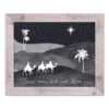 Designs Direct 20" X 16" Wise Men Seek Him Western White Framed Print -Michaels X-Mas Decor D518636S 1