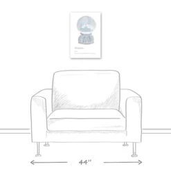 Winter Globe 12x18 Canvas Wall Art -Michaels X-Mas Decor D518643S 5