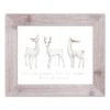 Designs Direct 14" X 11" Snow Reindeers Western White Framed Print -Michaels X-Mas Decor D518645S 1