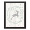 Noel Deer 11x14 Black Framed Canvas -Michaels X-Mas Decor D518646S 1