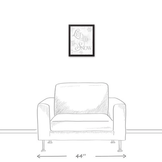 Let It Snowflakes 11x14 Black Framed Canvas 7 Let It Snowflakes 11x14 Black Framed Canvas - Image 5