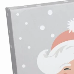 Ho Ho Ho Santa 11x14 Canvas Wall Art -Michaels X-Mas Decor D518651S 3