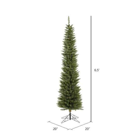 6.5ft. Unlit Durham Pole Pine Artificial Christmas Tree 6 6.5ft. Unlit Durham Pole Pine Artificial Christmas Tree - Image 4