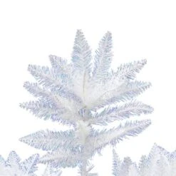 6.5ft. Unlit Sparkle White Spruce Artificial Christmas Tree 10 6.5ft. Unlit Sparkle White Spruce Artificial Christmas Tree -Michaels X-Mas Decor D522285S 3