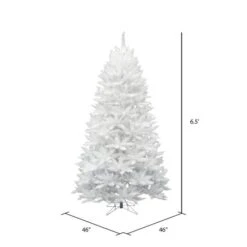 6.5ft. Unlit Sparkle White Spruce Artificial Christmas Tree 11 6.5ft. Unlit Sparkle White Spruce Artificial Christmas Tree -Michaels X-Mas Decor D522285S 4
