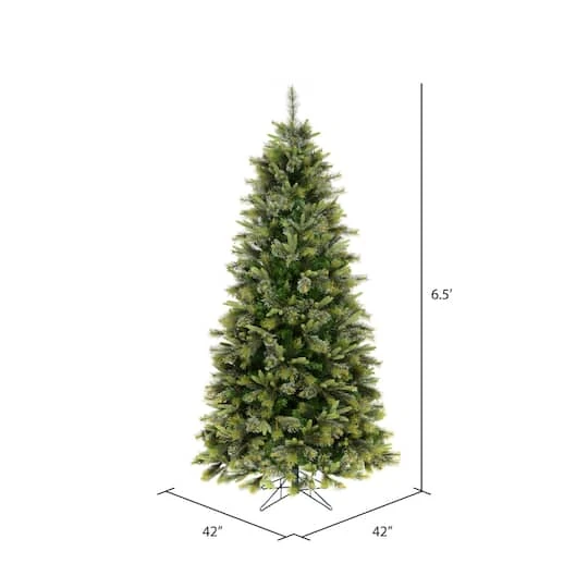 6.5ft. Unlit Cashmere Slim Artificial Christmas Tree 7 6.5ft. Unlit Cashmere Slim Artificial Christmas Tree - Image 5