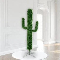 7.5ft. Unlit Cactus Pine Artificial Christmas Tree -Michaels X-Mas Decor D522306S 2