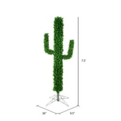 7.5ft. Unlit Cactus Pine Artificial Christmas Tree -Michaels X-Mas Decor D522306S 3