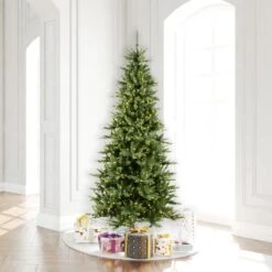 8.5ft. Pre-Lit Slim Camdon Fir Artificial Christmas Tree, Warm White Dura-Lit® LED Lights -Michaels X-Mas Decor D522331S 2
