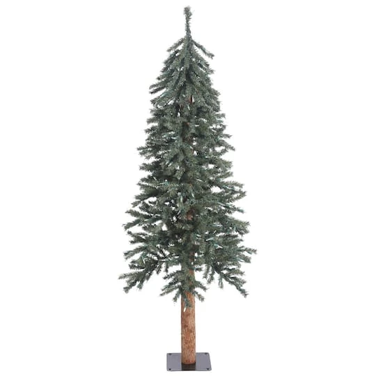 5ft. Unlit Natural Bark Alpine Artificial Christmas Tree 3 5ft. Unlit Natural Bark Alpine Artificial Christmas Tree