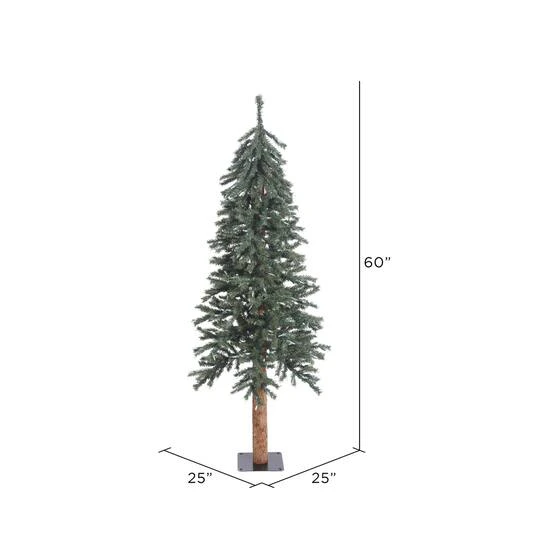 5ft. Unlit Natural Bark Alpine Artificial Christmas Tree 6 5ft. Unlit Natural Bark Alpine Artificial Christmas Tree - Image 4