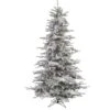 6.5ft. Pre-Lit Flocked Sierra Fir Artificial Christmas Tree, Multicolor LED Lights 2 6.5ft. Pre-Lit Flocked Sierra Fir Artificial Christmas Tree, Multicolor LED Lights -Michaels X-Mas Decor D522461S 1