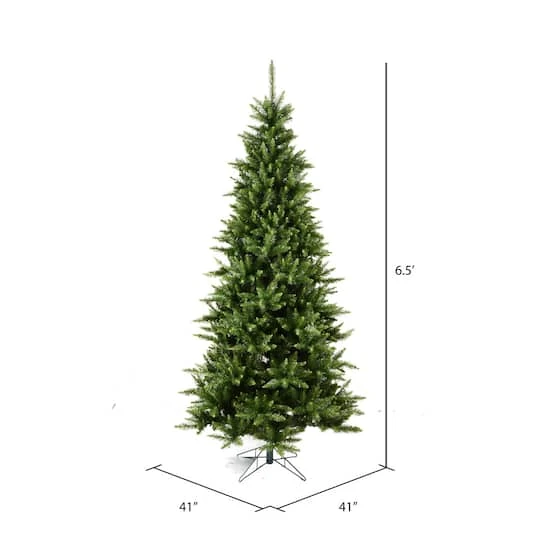 6.5ft. Unlit Slim Camdon Fir Artificial Christmas Tree 7 6.5ft. Unlit Slim Camdon Fir Artificial Christmas Tree - Image 5