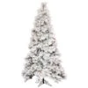 6ft. Pre-Lit Flocked Atka Pencil Artificial Christmas Tree, Warm White LED Lights -Michaels X-Mas Decor D522514S 1