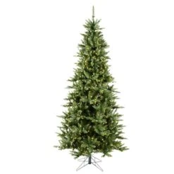 7.5ft. Pre-Lit Slim Camdon Fir Artificial Christmas Tree, Warm White Dura-Lit® LED Lights