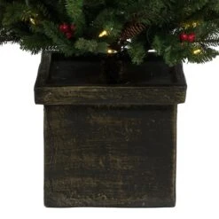 5ft. Pre-Lit Potted Mixed Berry Pine Artificial Christmas Tree, White LED Lights 15 5ft. Pre-Lit Potted Mixed Berry Pine Artificial Christmas Tree, White LED Lights -Michaels X-Mas Decor D522659S 5