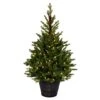 4ft. Pre-Lit Reeder Pine Artificial Christmas Tree, White LED Lights -Michaels X-Mas Decor D522665S 1