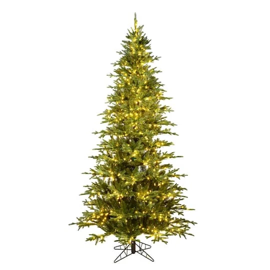 9ft. Pre-Lit Kamas Fraser Fir Artificial Christmas Tree, Warm White Low Voltage LED Lights 4 9ft. Pre-Lit Kamas Fraser Fir Artificial Christmas Tree, Warm White Low Voltage LED Lights - Image 2