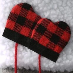 18" Gray Christmas Stocking With Snowflakes -Michaels X-Mas Decor D531296S 4