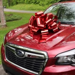 Gwen Studios 24" Giant Red Waterproof Car Bow -Michaels X-Mas Decor D537995S 3