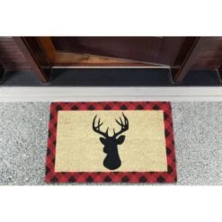 DII® Holiday Stag Doormat 15 DII® Holiday Stag Doormat -Michaels X-Mas Decor D539796S 6