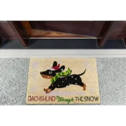 DII® Dachshund Through The Snow Doormat 13 DII® Dachshund Through The Snow Doormat -Michaels X-Mas Decor D539797S 5