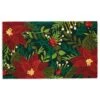 DII® Poinsettias Doormat -Michaels X-Mas Decor D539804S 1