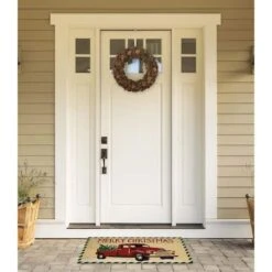 DII® Merry Christmas Truck Doormat -Michaels X-Mas Decor D539805S 4