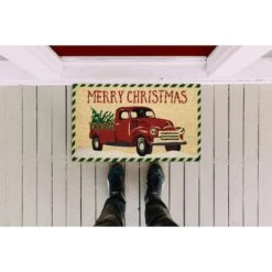 DII® Merry Christmas Truck Doormat -Michaels X-Mas Decor D539805S 5
