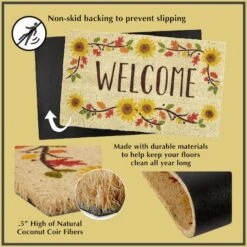 DII® No Humbugs Doormat 13 DII® No Humbugs Doormat -Michaels X-Mas Decor D539809S 3