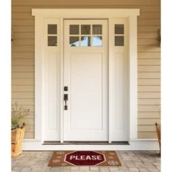 DII® Santa Please Stop Sign Doormat 12 DII® Santa Please Stop Sign Doormat -Michaels X-Mas Decor D539816S 2