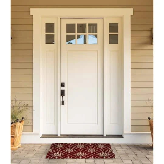 DII® Snowflake Lattice Doormat 5 DII® Snowflake Lattice Doormat - Image 3