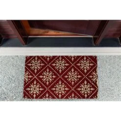 DII® Snowflake Lattice Doormat 16 DII® Snowflake Lattice Doormat -Michaels X-Mas Decor D539819S 6