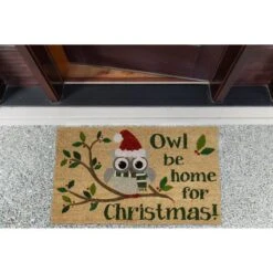 DII® Owl Be Home For Christmas Doormat 11 DII® Owl Be Home For Christmas Doormat -Michaels X-Mas Decor D539821S 2