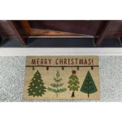 DII® Merry Christmas Trees Doormat -Michaels X-Mas Decor D539822S 4