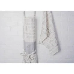 DII® Silver Christmas Collage Chef Apron -Michaels X-Mas Decor D539827S 5