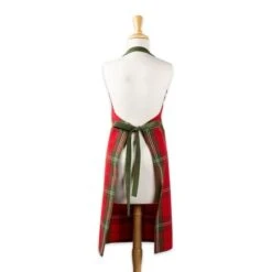 DII® Vintage Holiday Tartan Chef Apron -Michaels X-Mas Decor D539830S 2
