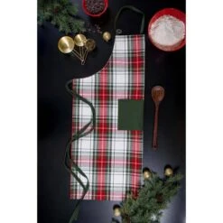 DII® Christmas Plaid Chef Apron 15 DII® Christmas Plaid Chef Apron -Michaels X-Mas Decor D539831S 4