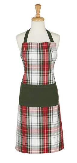 DII® Christmas Plaid Chef Apron 10 DII® Christmas Plaid Chef Apron - Image 8