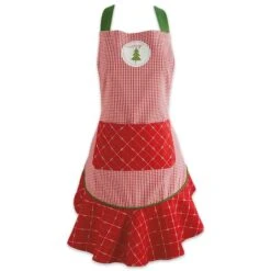 DIIĀ® Merry Christmas Ruffle Apron