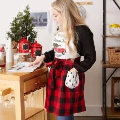 DII® Christmas Truck Apron 15 DII® Christmas Truck Apron -Michaels X-Mas Decor D539837S 3