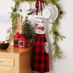 DII® Christmas Truck Apron 16 DII® Christmas Truck Apron -Michaels X-Mas Decor D539837S 4