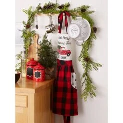 DII® Christmas Truck Apron 17 DII® Christmas Truck Apron -Michaels X-Mas Decor D539837S 5