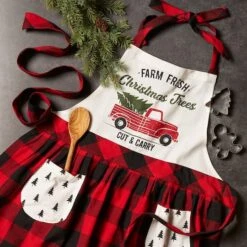 DII® Christmas Truck Apron 20 DII® Christmas Truck Apron -Michaels X-Mas Decor D539837S 8