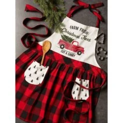 DII® Christmas Truck Apron 21 DII® Christmas Truck Apron -Michaels X-Mas Decor D539837S 9