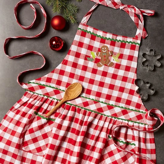 DII® Holiday Warm Gingerbread Chef Apron 7 DII® Holiday Warm Gingerbread Chef Apron - Image 5